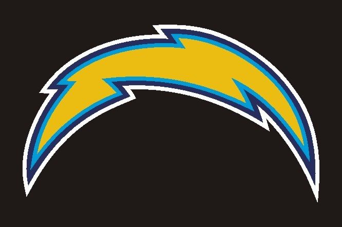 San Diego Chargers Lightning Bolt Decal Sticker 26 #19u  