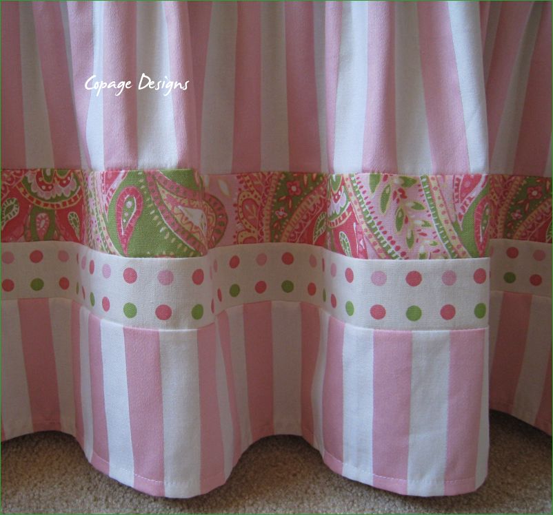 Gypsy Watermelon Baby Crib Bedding Set Pink Green New