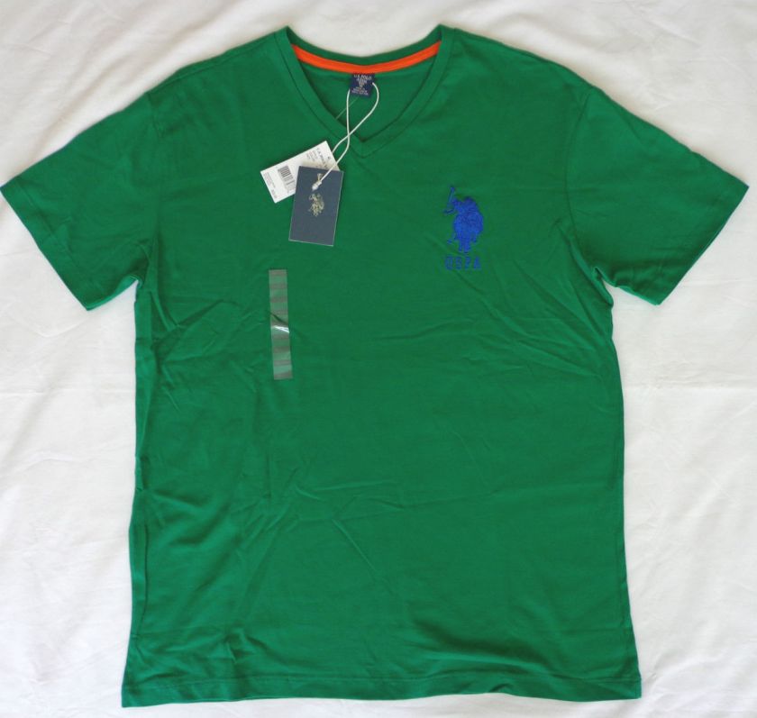 NWT Mens U.S. POLO ASSN T Shirt Short Sleeve Green Size M  