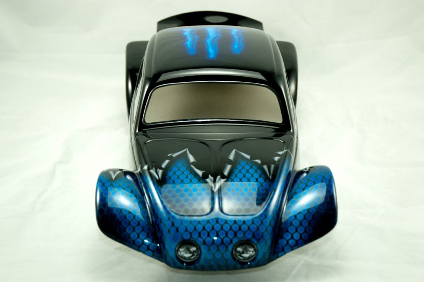   Painted RC Body Baja Bug fits Traxxas Slash 2WD 4x4 Torn Metal Monster