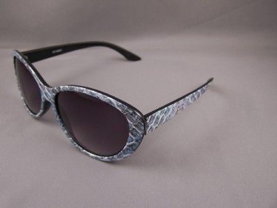 Black Grey Blue oversized big cat eye sunglasses  