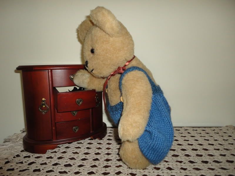 Antique Musical Bear  Teddy Bears Picnic   