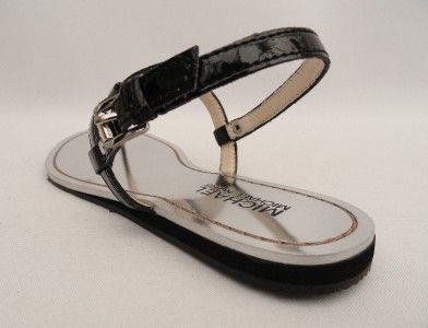 BN Michael Kors Black Leather Sandals UK3.5 EU36.5  
