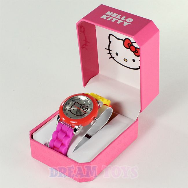 Sanrio Hello Kitty Tye Dye Gel Band Wrist Watch  