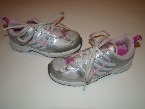 Nike Pillartech Silver/Pink Sneakers Athletic Shoes Girls Toddler 11.5 