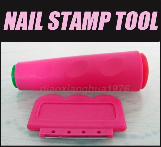 Nail Art DIY 2 Side Stamping Stamp Tools Scraping Knife Set Nail Stamp 