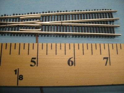 scale #10 LH Fast Tracks turnout Micro Engineering code 55 rail 