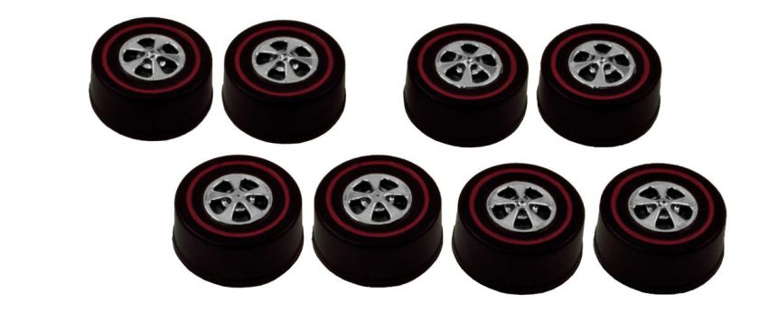 Eight Replacement Redline Wheels HK Large Bearing Style  