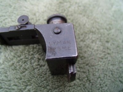 Lyman 57SME 57 SME rear receiver peep sight site adj rifle gun part 