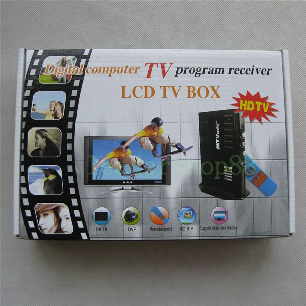 LCD TV BOX Digital computer TV Program Receiver HDTV HD  